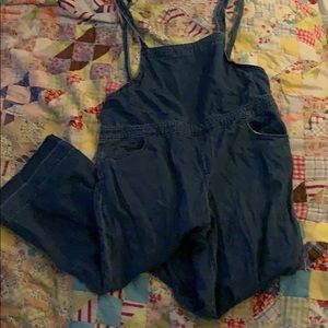 Jean fabric overalls